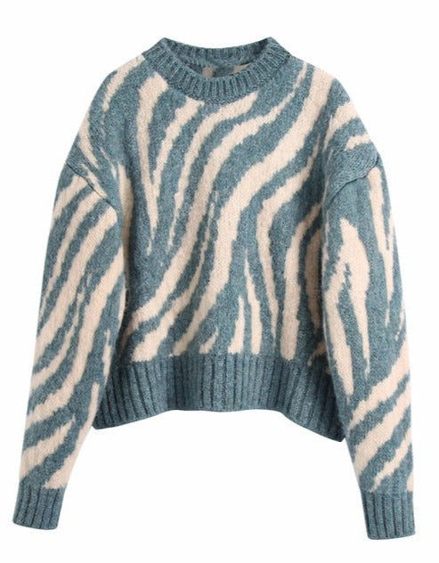 ADEL ZEBRA SWEATER