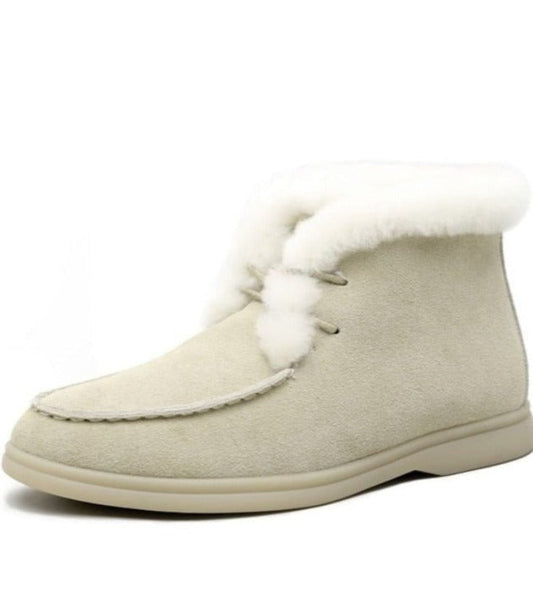 LUCIA NATURAL FUR BOOTS